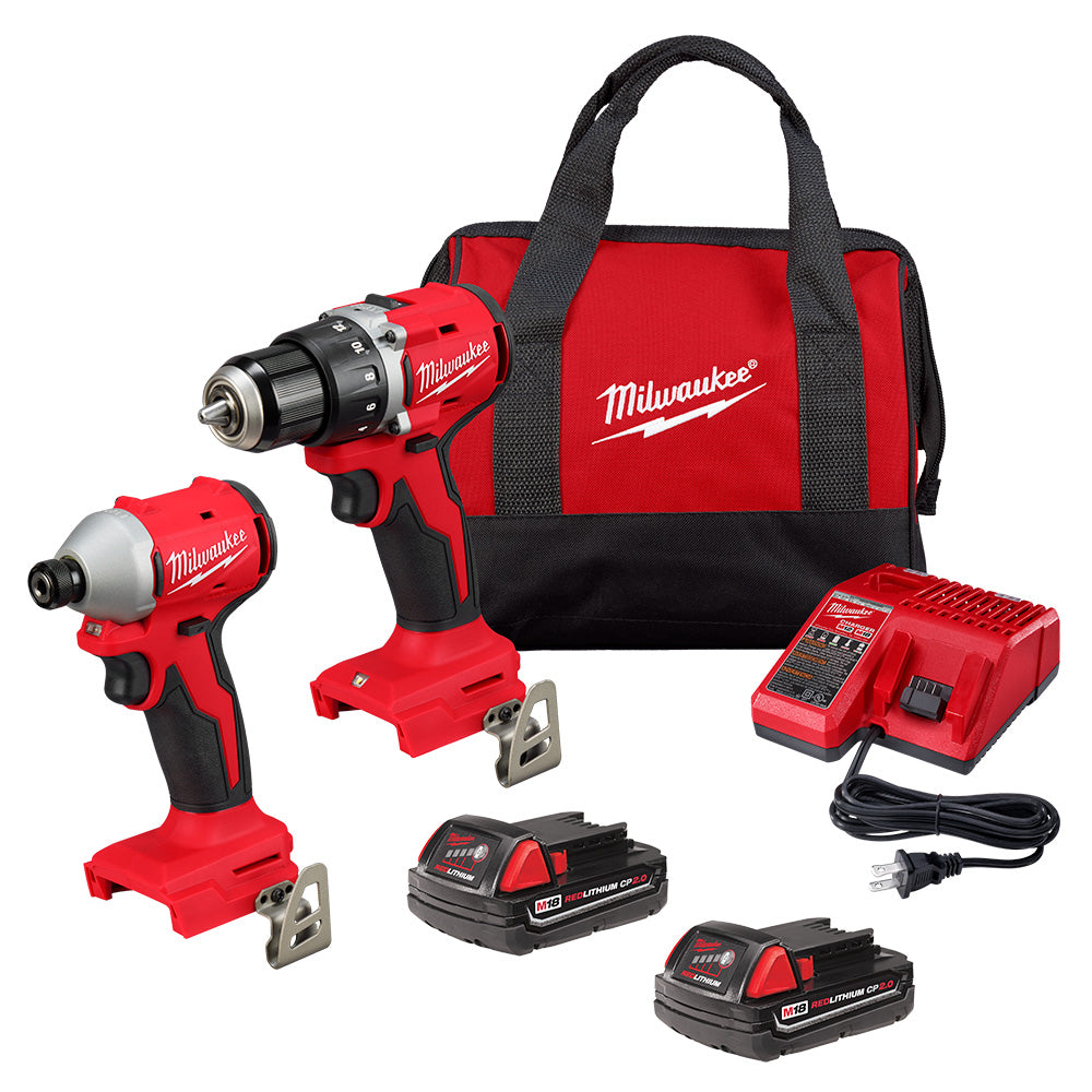 ミスチロル Milwaukee 3692-22CT M18 Compact Brushless Drill & Impact Driver