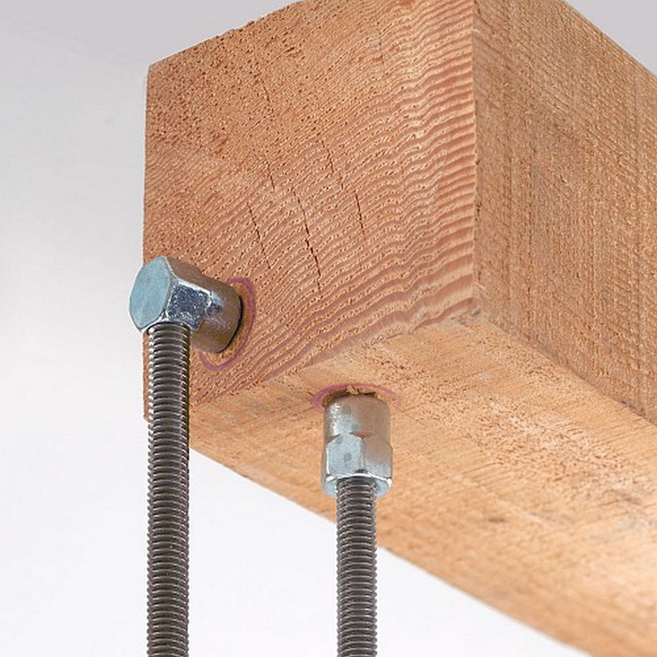 Dewalt PFM2251000 1/4" x 1/4" x 2" Hangermate Vertical Rod Hanging Anchors for Wood