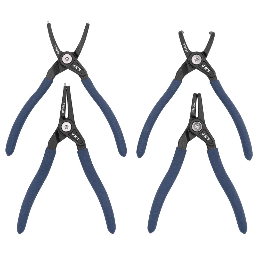 Precision Snap Ring Pliers Set in Tool Roll (4-Piece)