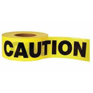 DSI/PIP "Caution" Barricade Tape - 3" x 1000'