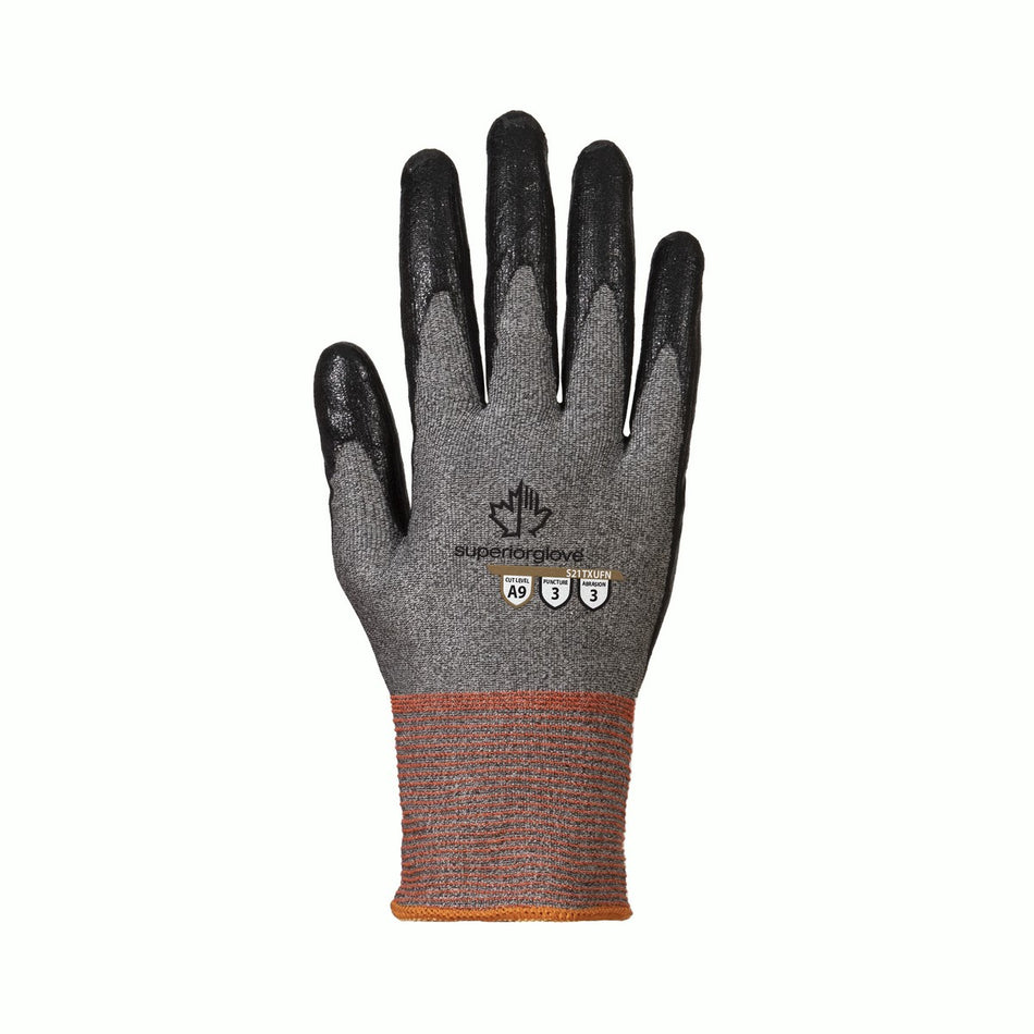 Superior Glove TenActiv S21TXUFN 21-Gauge 9 Cut Resistant Glove with Nitrile Palm