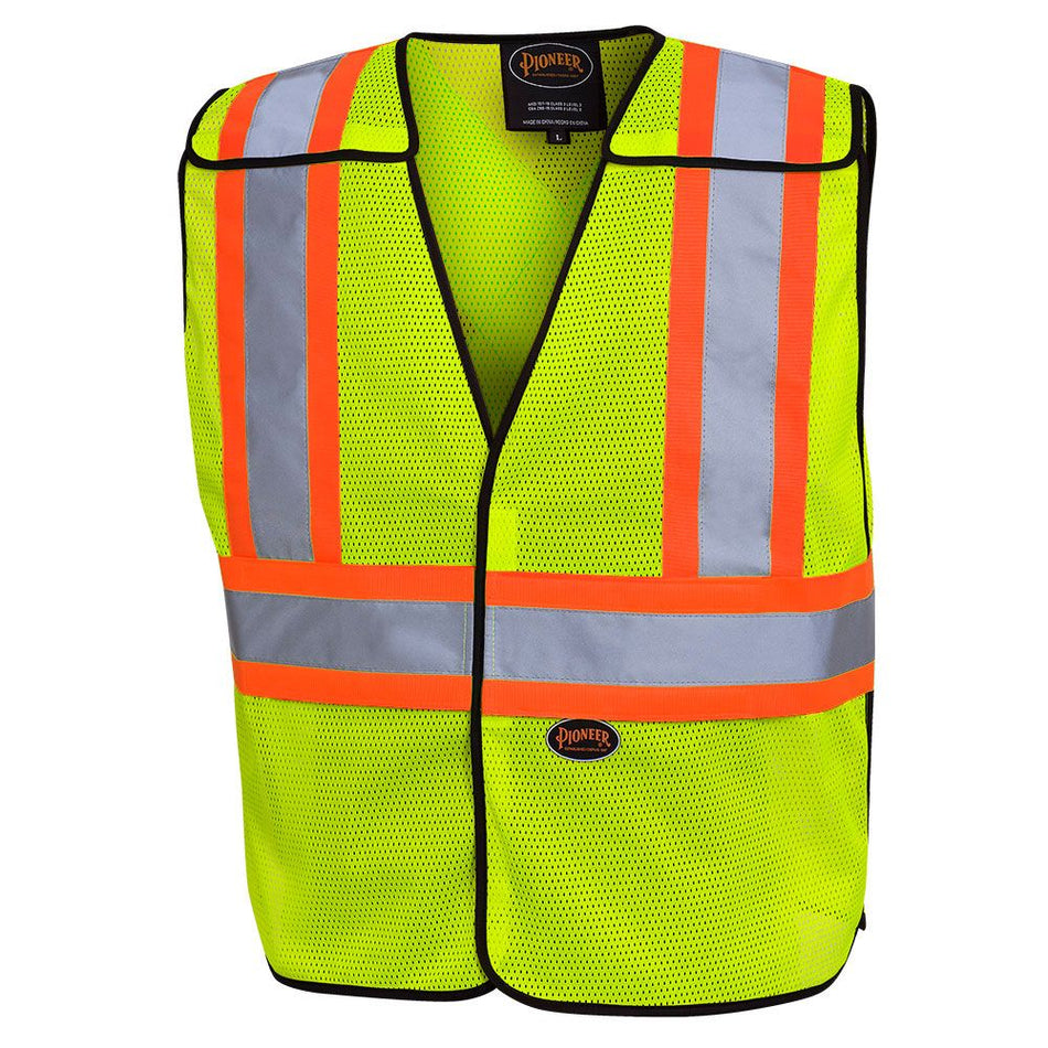 Pioneer 6953 Hi-Vis Tear-Away Safety Vest - Yellow
