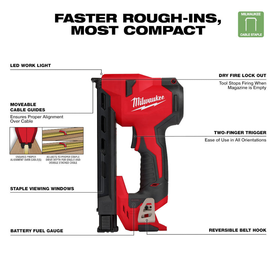 Milwaukee 2448-21 M12 Cable Stapler Kit