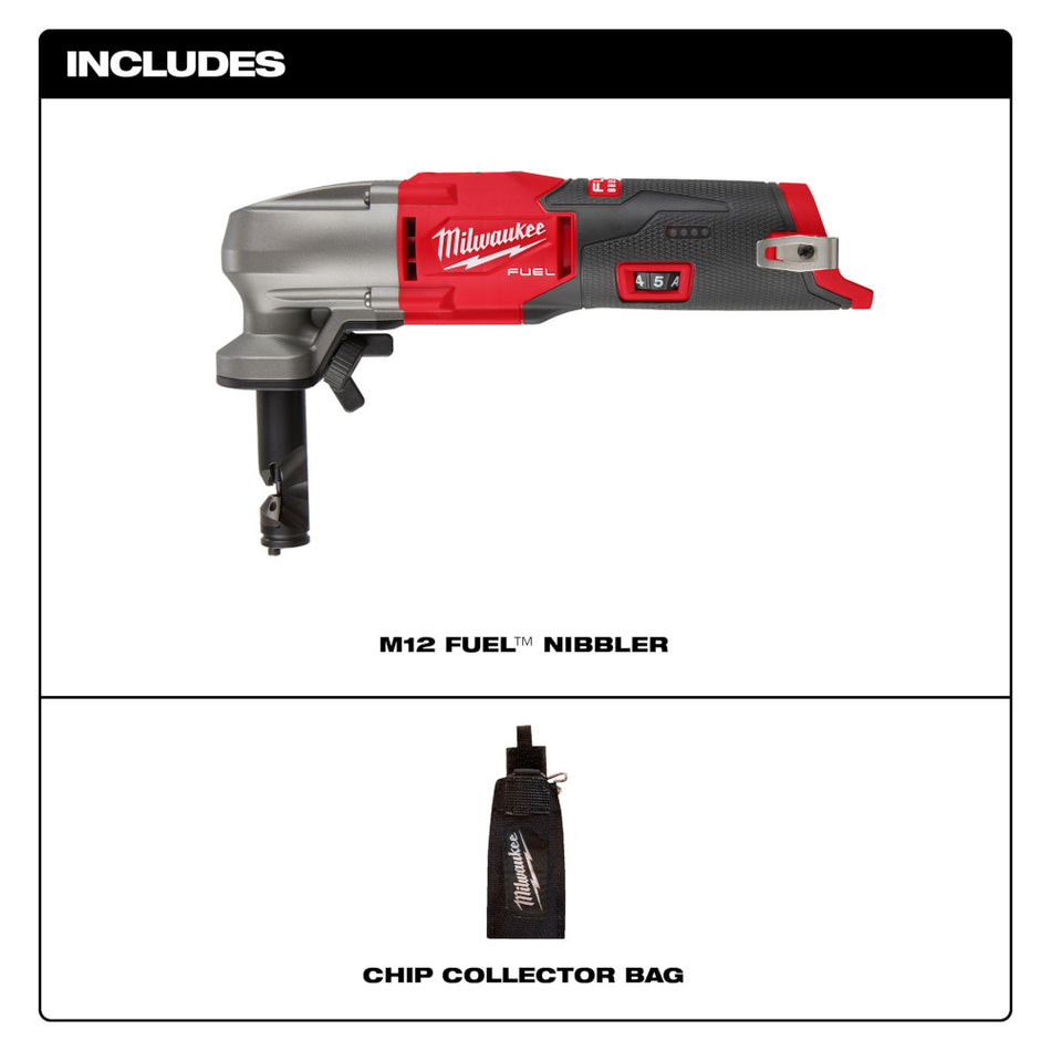 Milwaukee 2476-20 M12 FUEL 16 Gauge Variable Speed Nibbler
