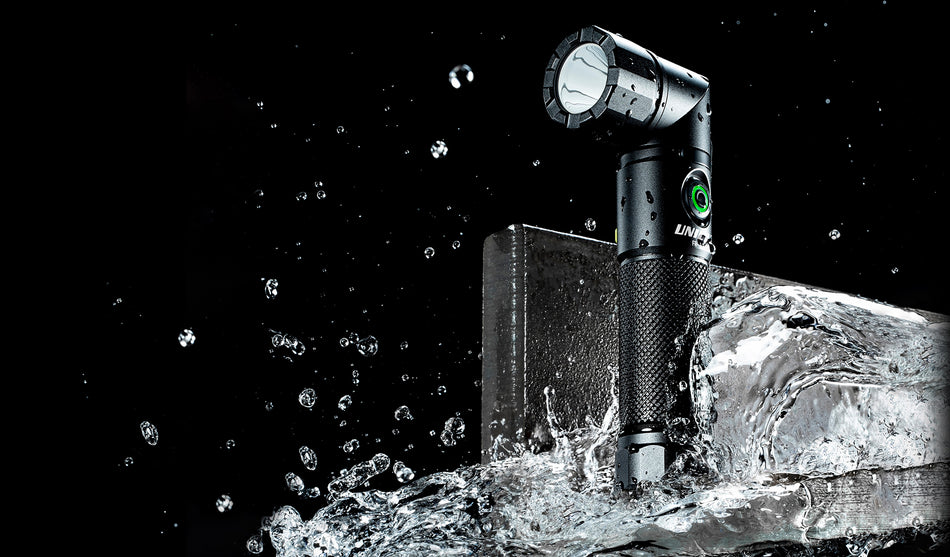 UNILITE FR-1200 Dual Power Right Angle Flashlight
