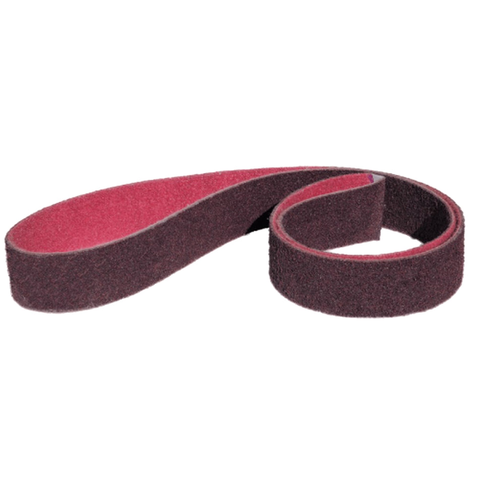 Klingspor 303597 1/2" x 18" Maroon Medium Surface Conditioning File Belts