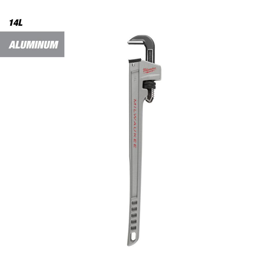 Milwaukee 48-22-7215 14L Aluminum Pipe Wrench with POWERLENGTH Handle