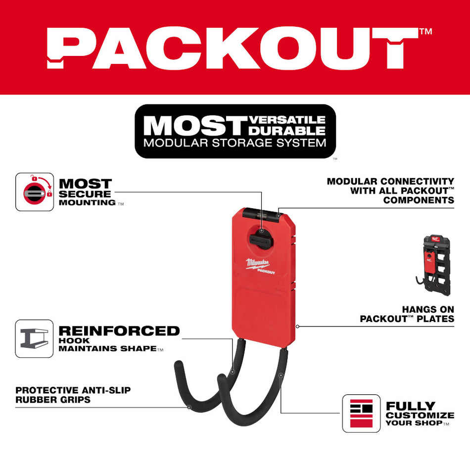 Milwaukee 48-22-8331 PACKOUT 6" Curved Hook