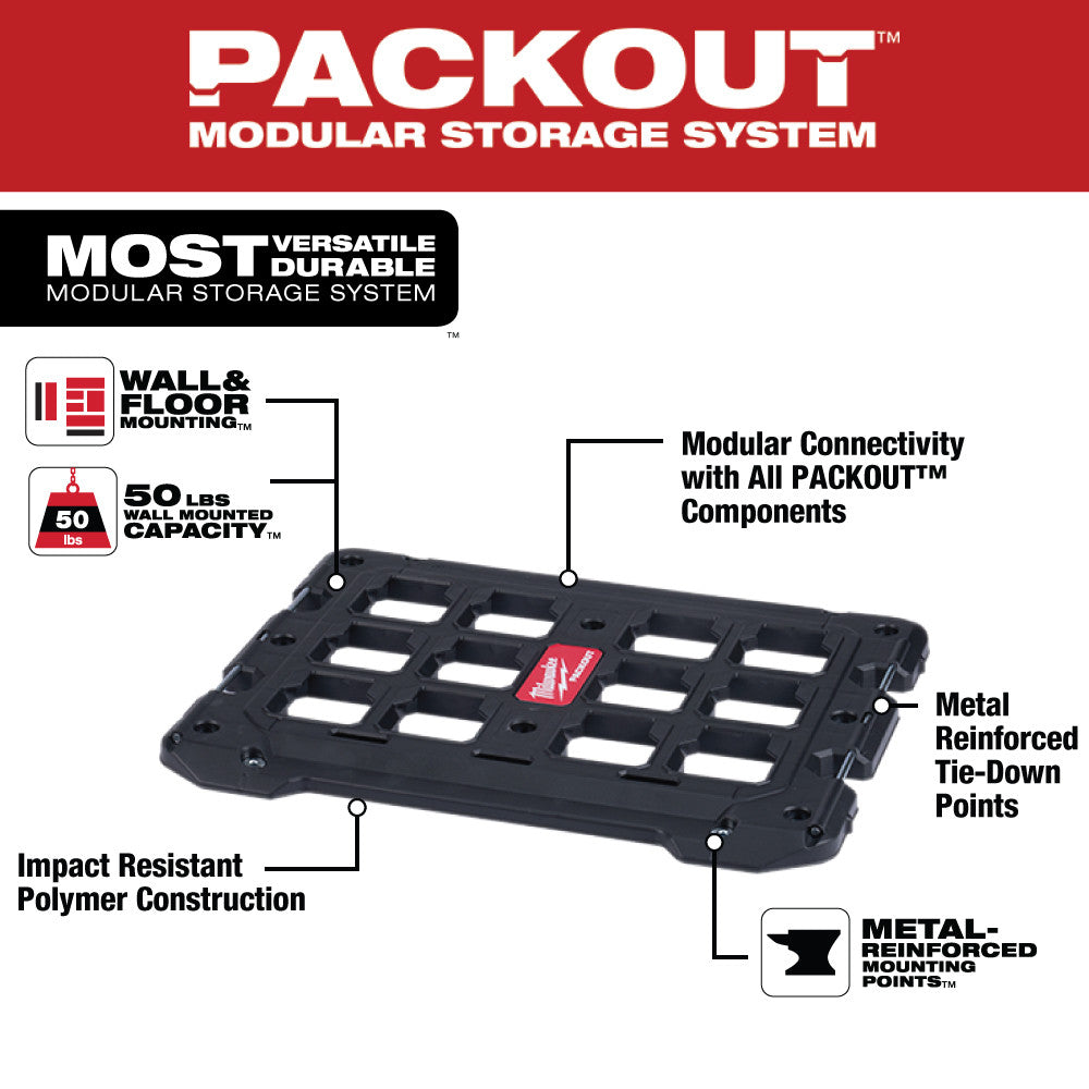 Milwaukee 48-22-8485 PACKOUT Mounting Plate | Lethbridge Fasteners