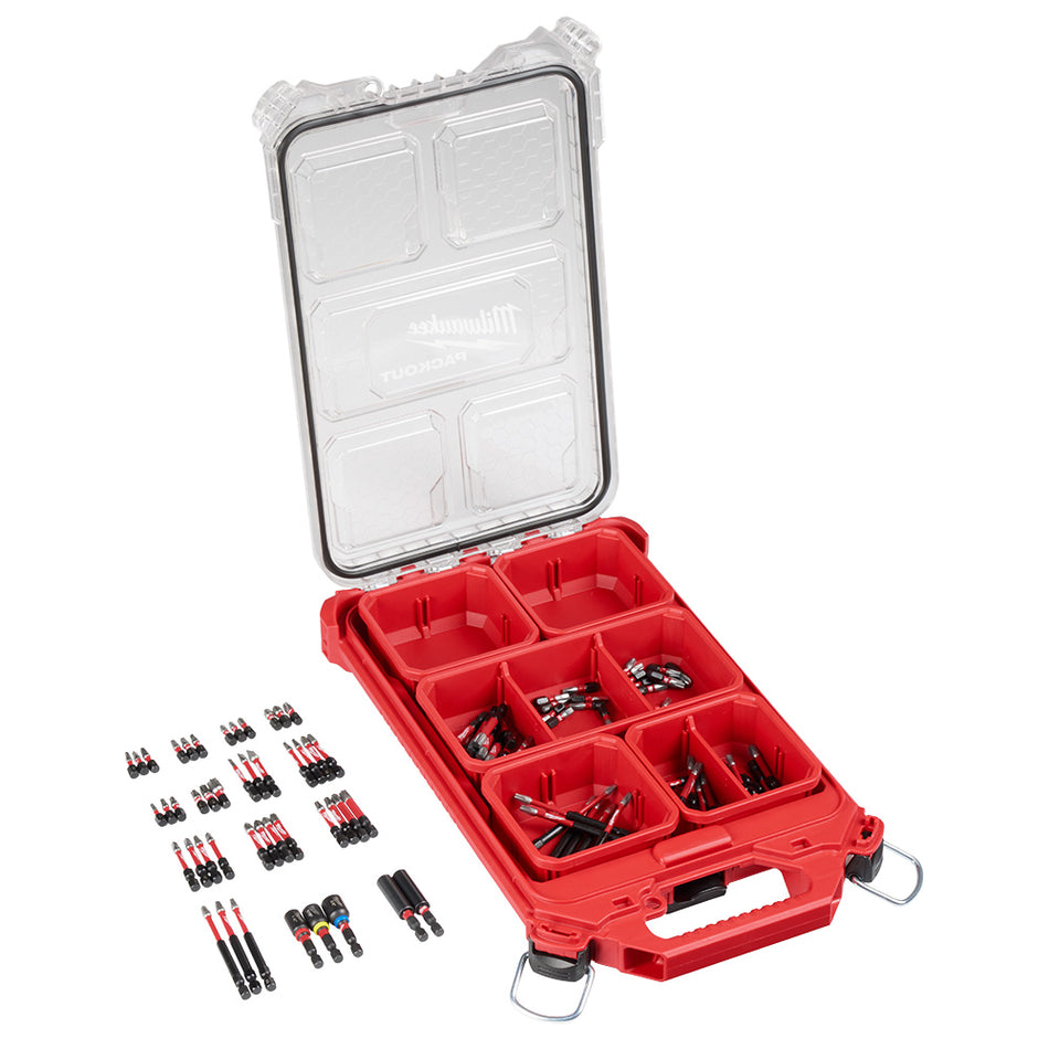 Milwaukee 48-32-5156 SHOCKWAVE Impact Duty Driver Bit PACKOUT Set (100-Piece)