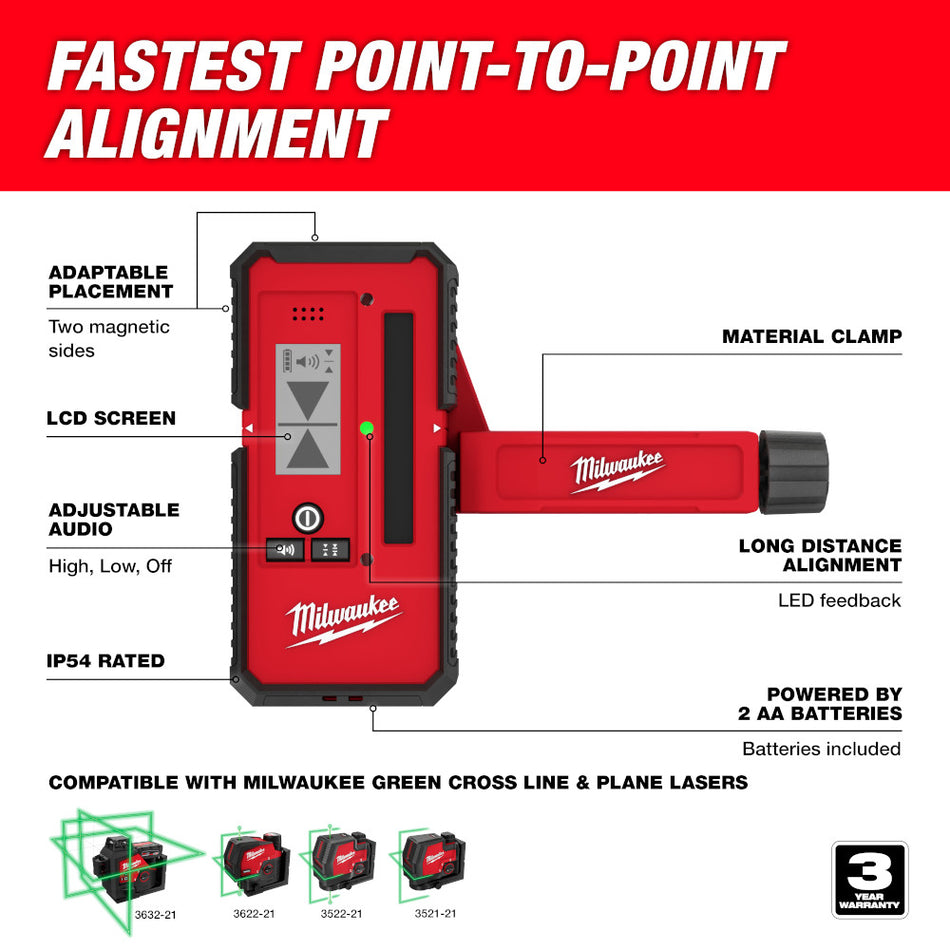 Milwaukee 48-35-1211 165' Laser Line Detector