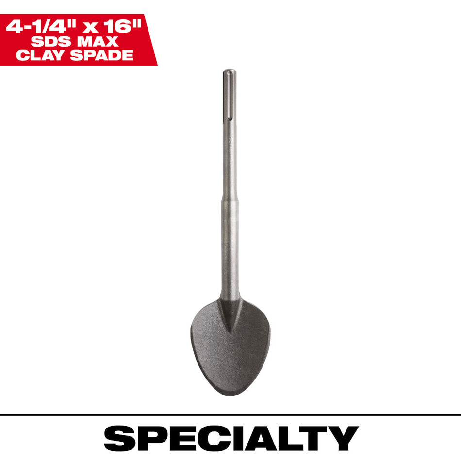 Milwaukee 48-62-4094 4-1/4" x 16" Clay Spade Chisel