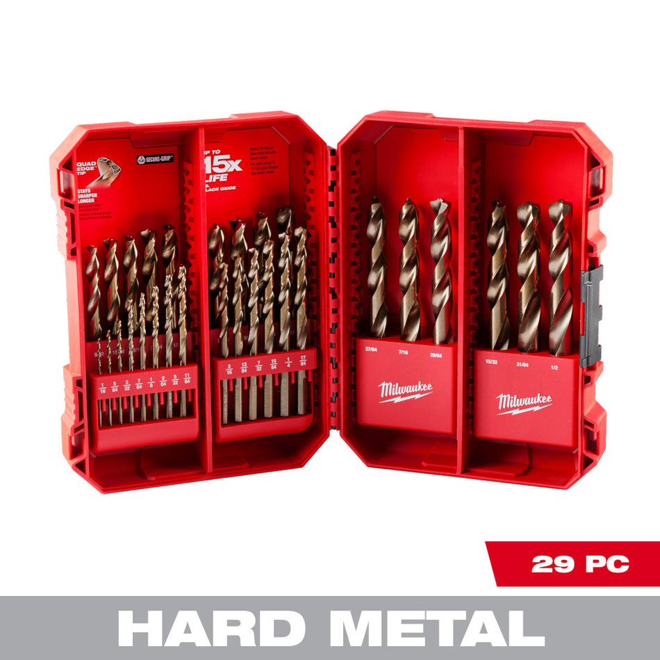 Milwaukee 48-89-2332 29-Piece RED HELIX Cobalt Drill Bit Set