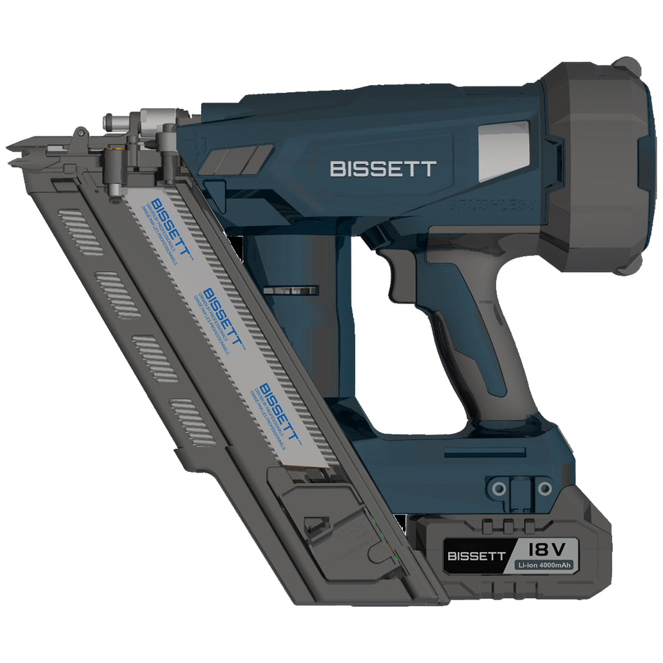 Bissett BTC-SN3190 30-34 Degree 18V Cordless Framing Nailer