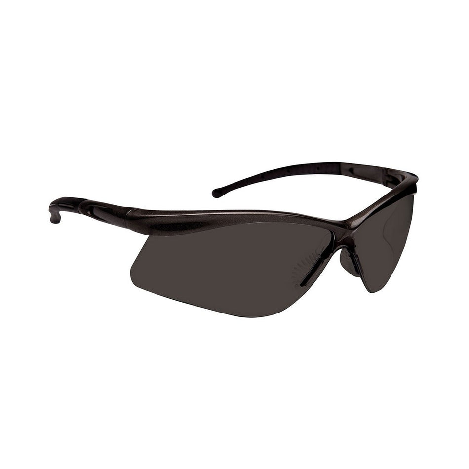 PIP Warrior EP100BS Smoke Semi-Rimless Safety Glasses with 4A Coating