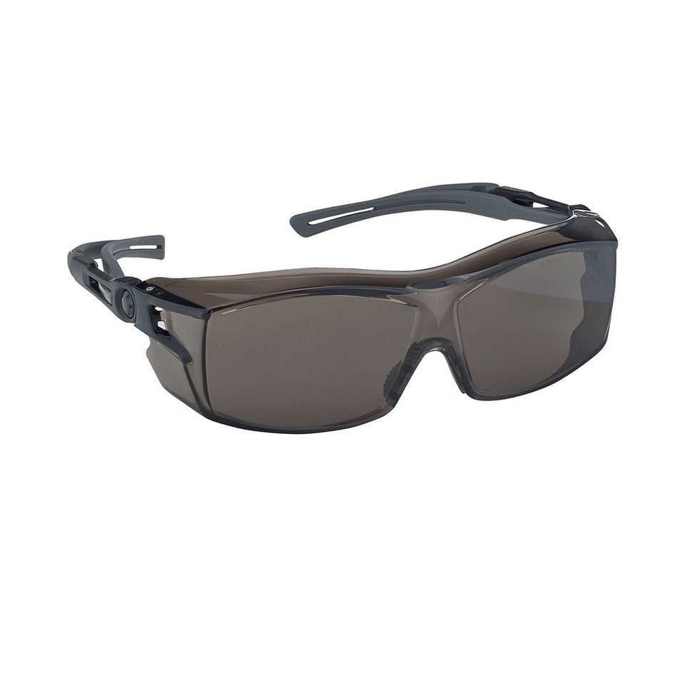 PIP OTG Extra EP750S Smoke Lens Rimless Safety Glasses with 4A Coating