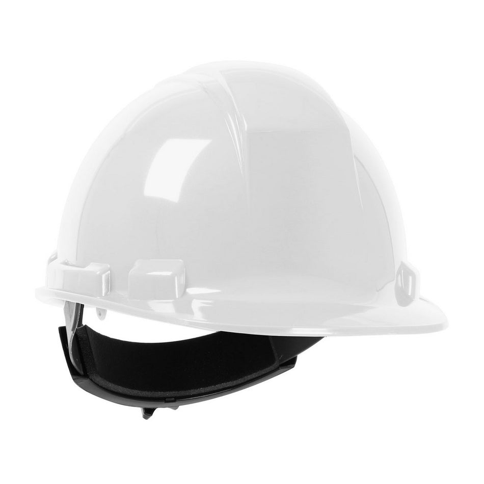 PIP HP241R White Whistler Cap Style Hard Hats Type 1 Class E "Sure-Lock" Ratchet
