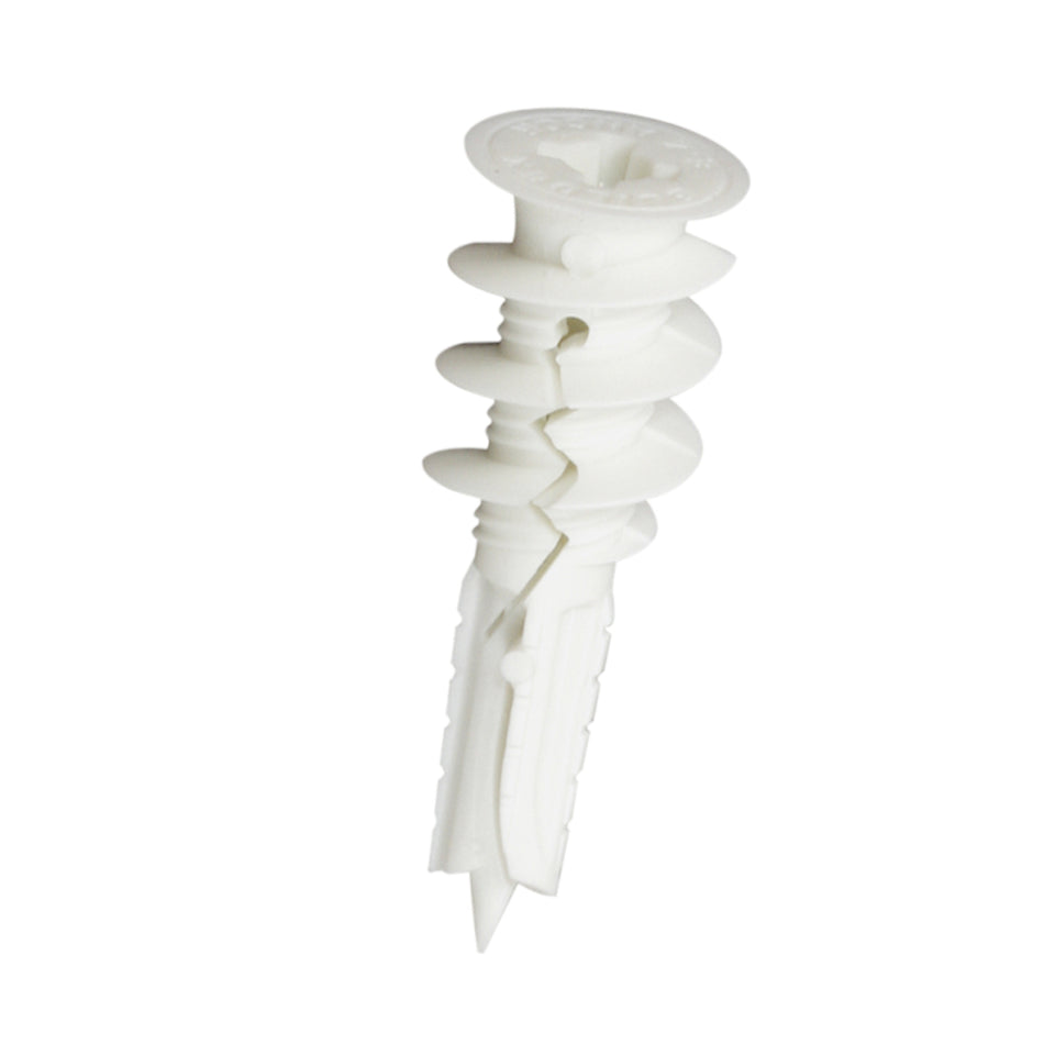 Buildex 6400P E-Z Twist & Lock Nylon Drywall Anchors without Screws