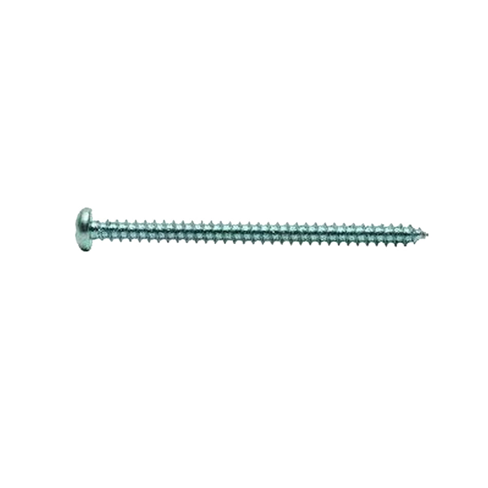 #8 x 3" Pan Head Stainless Steel Sheet Metal / Tapping Screws with Square Drive - 100 pack