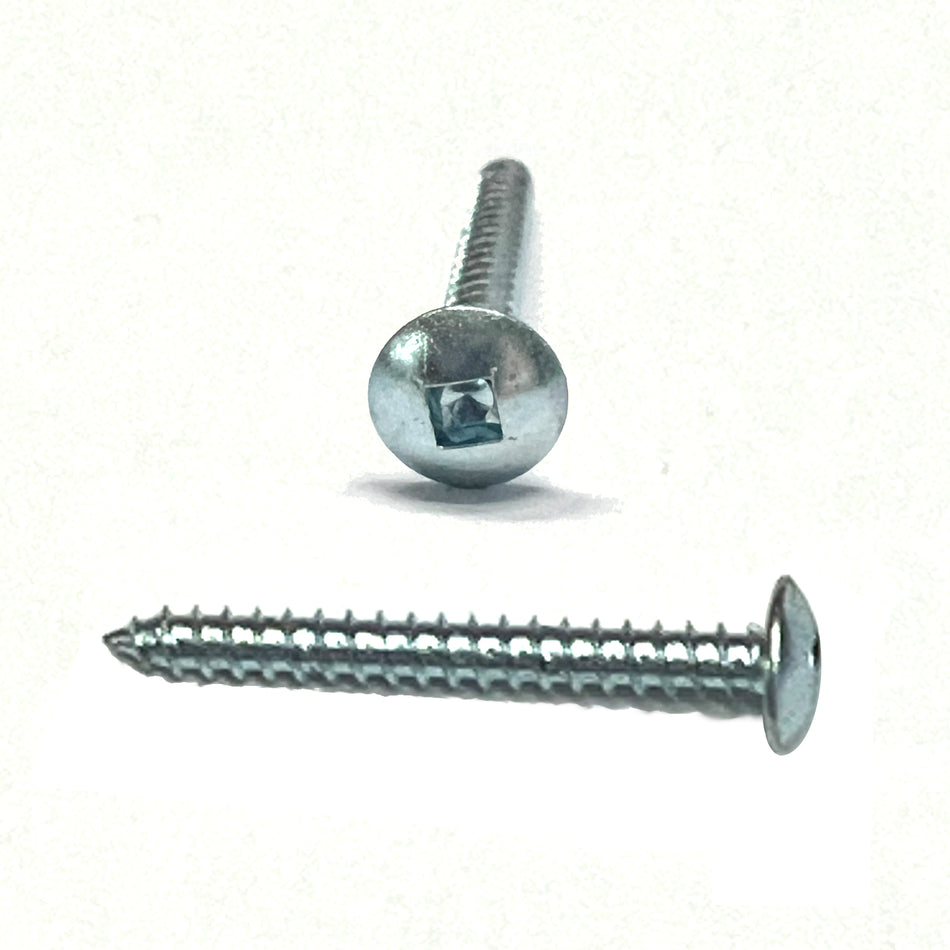 Truss Head Zinc Plated Square Drive Sheet Metal Screws