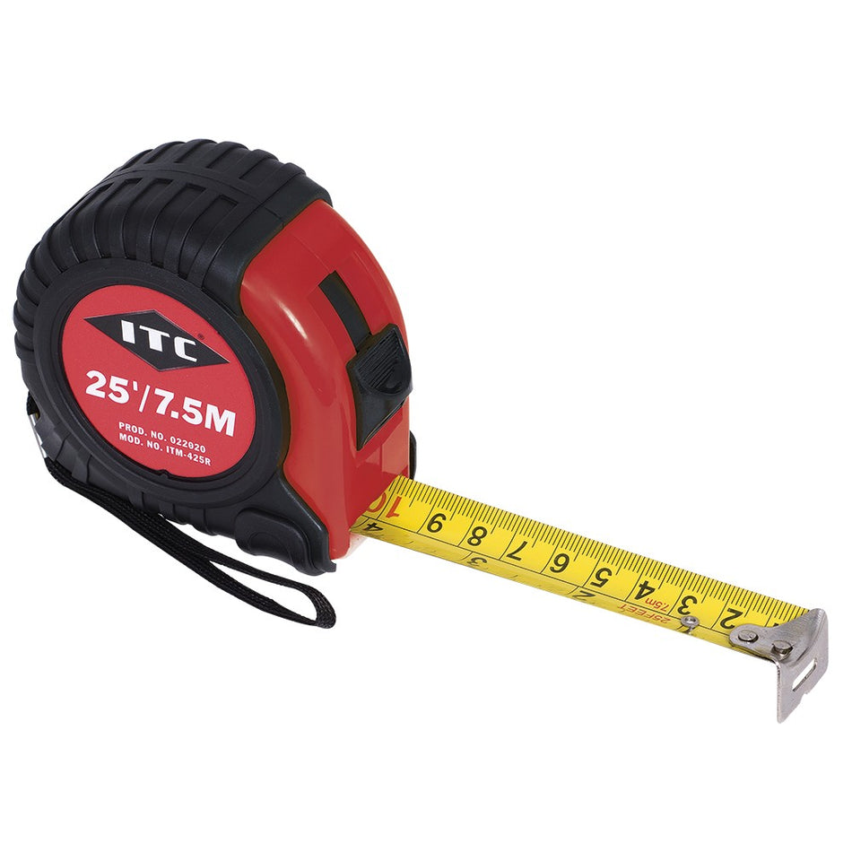 ITC 1" x 25' SAE/Metric Tape Measure