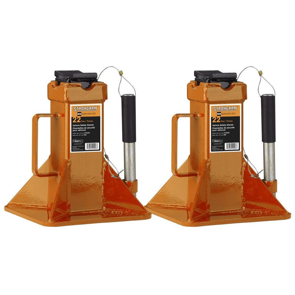 Strongarm 22 Ton Pin Type Safety Stands (Pair)
