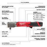 Milwaukee 2565-22 M12 FUEL 1/2" Right Angle Impact Wrench with Friction Ring Kit