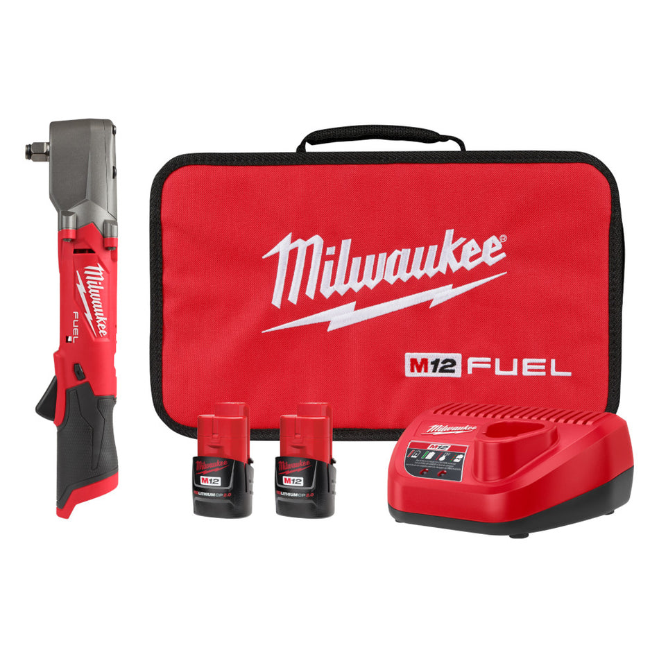 Milwaukee 2565-22 M12 FUEL 1/2" Right Angle Impact Wrench with Friction Ring Kit