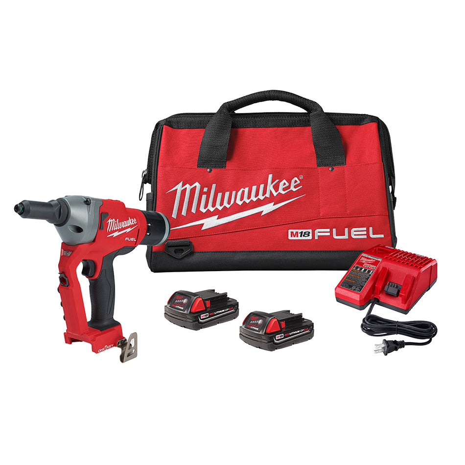 Milwaukee 2660-22CT M18 FUEL 1/4" Blind Rivet Tool w/ ONE-KEY Kit