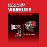 Milwaukee 2855P-20 M18 FUEL 1/2" Compact Impact Wrench w/ Pin Detent Bare Tool