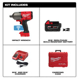 Milwaukee 2864-22R M18 FUEL w/ ONE-KEY High Torque Impact Wrench 3/4" Friction Ring Kit