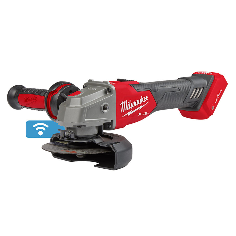 Milwaukee 2883-20 M18 FUEL 4-1/2" / 5" Braking Grinder w/ ONE-KEY Slide Switch, Lock-On (Tool Only)