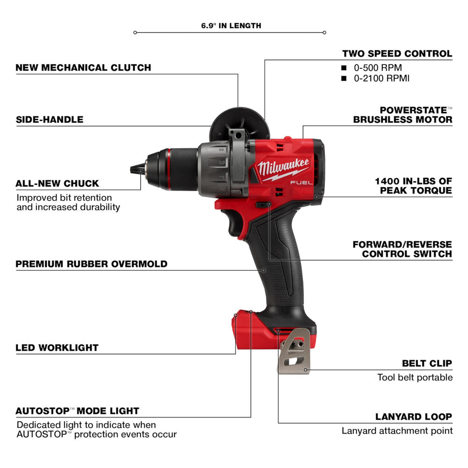 Milwaukee 2903-20 M18 FUEL 1/2" Drill/Driver (Tool Only)