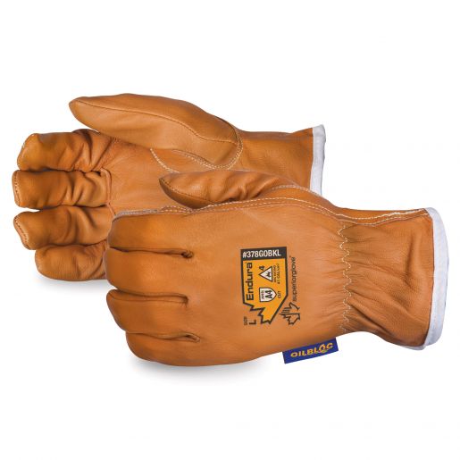 Superior Glove 378GOBDTK Endura Deluxe Winter Goat-Grain Driver with WaterStop/Oilbloc and Double Weight Thinsulate Liner