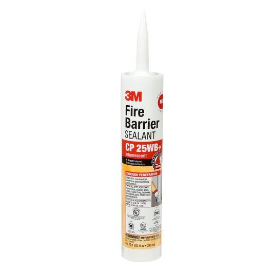 CLEARANCE 3M CP 25WB+ Red Fire Barrier Sealant - 10 oz & 20 oz