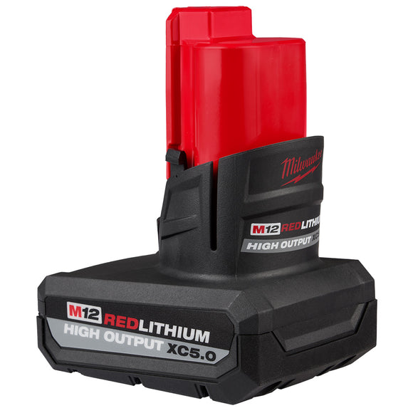 Milwaukee M12 REDLITHIUM HIGH OUTPUT XC5.0 Battery Pack