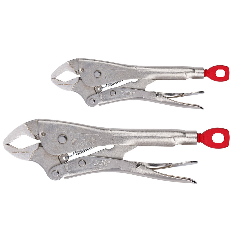 Milwaukee 48-22-3702 2 PC TORQUE LOCK MAXBITE Locking Pliers Set