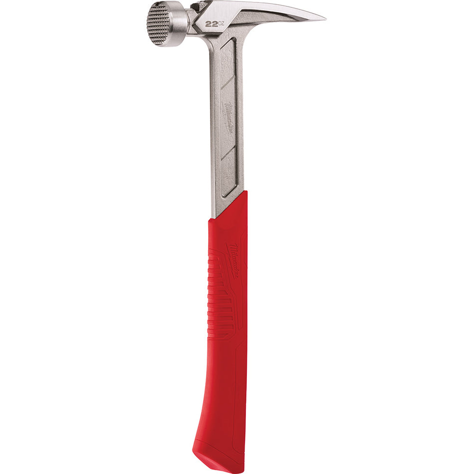 Milwaukee 48-22-9022 22oz Milled Faced Framing Hammer