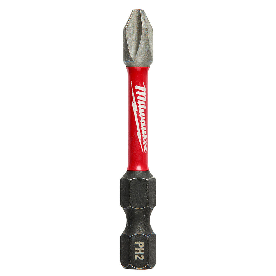 Milwaukee 48-32-4762 Shockwave Impact Phillips #2 x 2" Bits - 25 pack