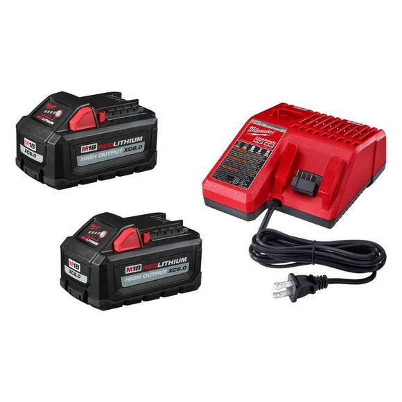 Milwaukee 48-59-1862SC M18 High Output XC6.0 Battery Starter Kit