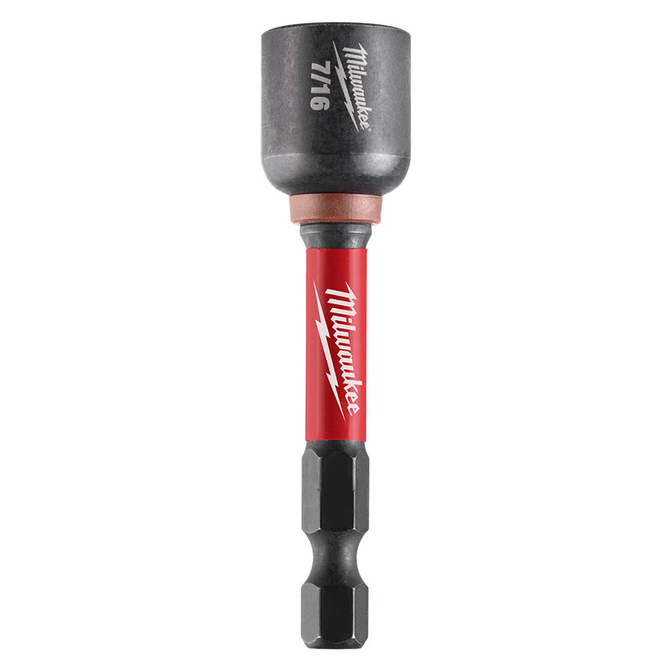 Milwaukee 49-66-4736 SHOCKWAVE Impact Duty 7/16" x 2-9/16" Magnetic Nut Driver - 10 bulk