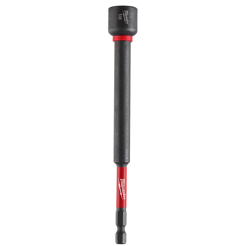 Milwaukee 49-66-4687 SHOCKWAVE Impact Duty 1/2" x 6" Magnetic Nut Driver - 10 bulk