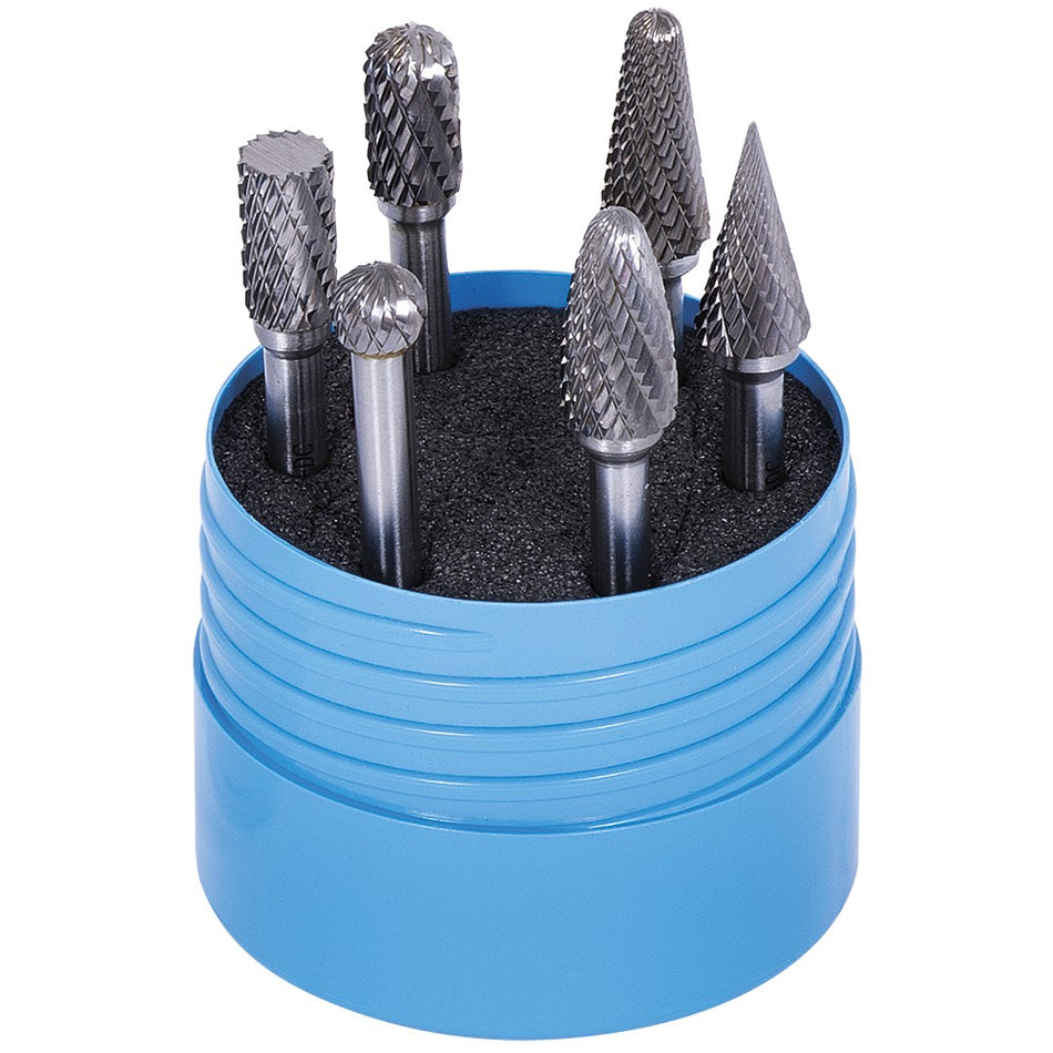 Jet-Kut 534202 6 Piece Premium Carbide Bur Set