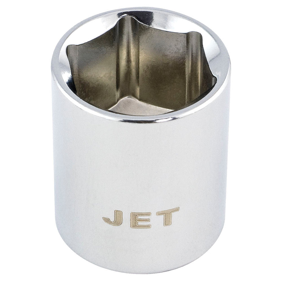 Jet 671524 3/8" DR x 24mm 6 Point Regular Chrome Socket