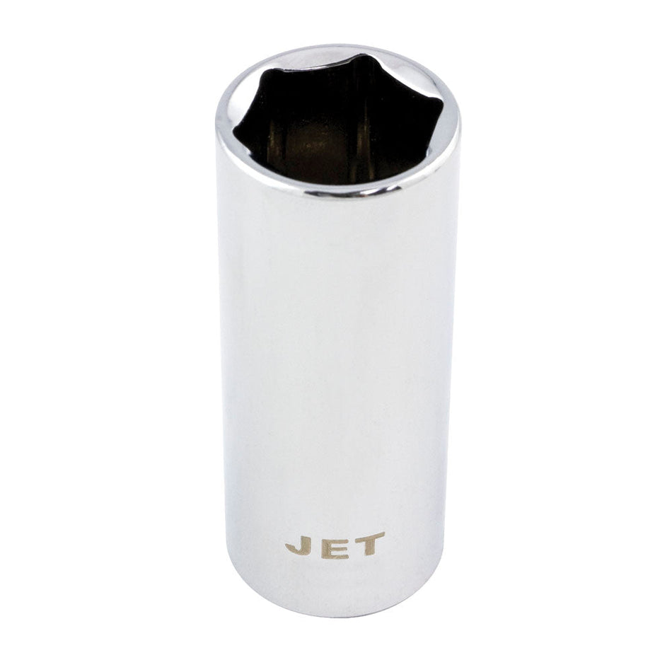 Jet 671709 3/8" DR x 9mm 6 Point Deep Chrome Socket