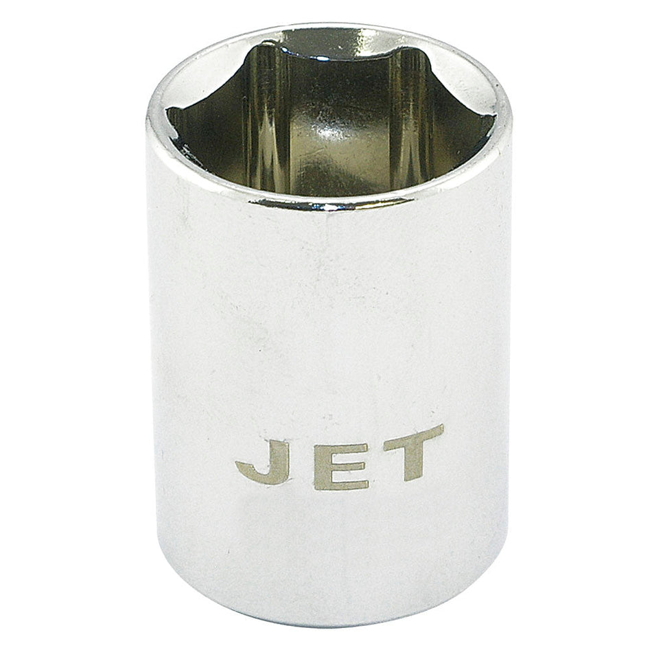 Jet 672513 1/2" DR x 13mm 6 Point Regular Chrome Socket