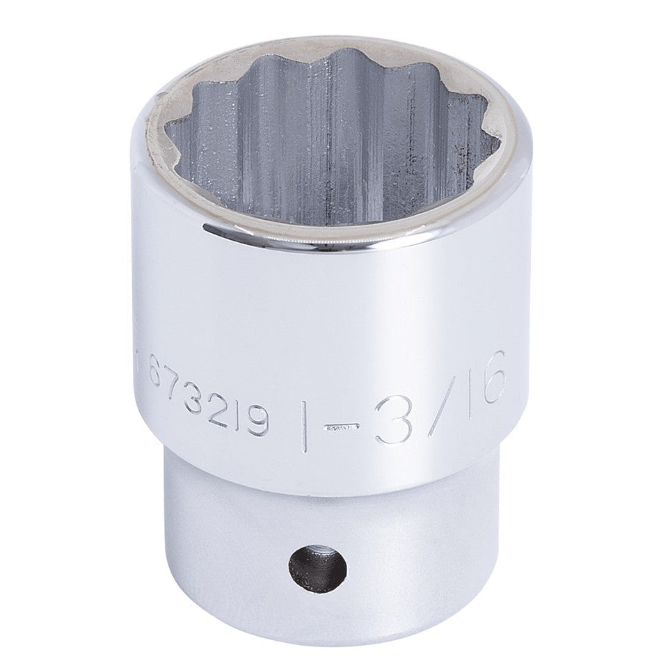 Jet 673219 3/4" DR x 1-3/16" 12 Point Regular Chrome Socket