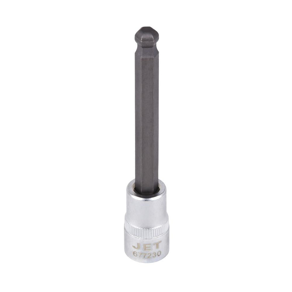 Jet 677228 3/8" DR x 1/4" S2 4" Long Ball Nose Hex Bit Socket