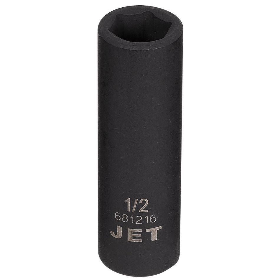 Jet 681216 3/8" DR x 1/2" 6 Point Deep Impact Socket