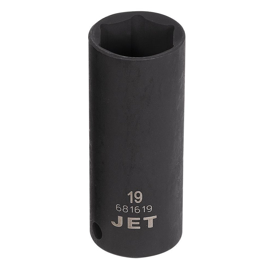 Jet 681619 3/8" DR x 19mm 6 Point Deep Impact Socket